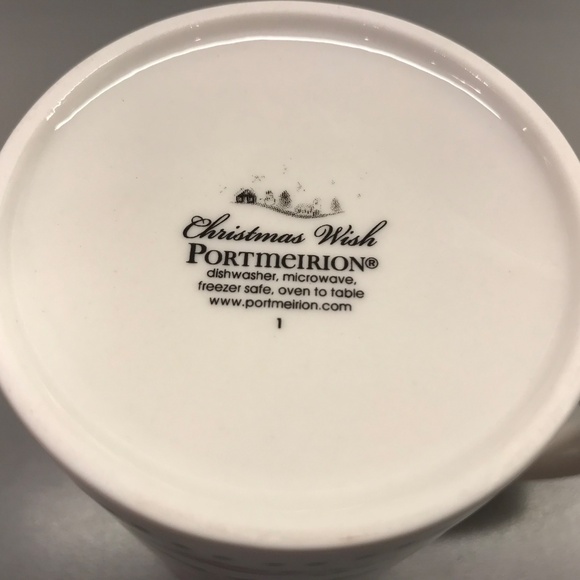 Set of 2 Portmeirion Christmas Wish Mugs - Picture 3 of 3